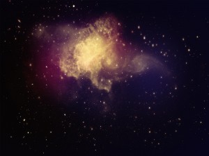 Una nebulosa en el espacio