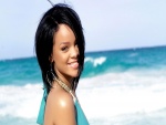 Rihanna en la playa