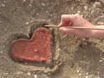 Un corazón en la arena