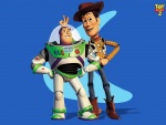 Woody y Buzz en Toy Story 2