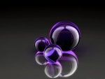 Esferas púrpura
