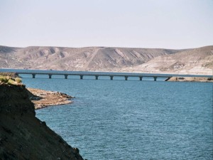Postal: Puente sobre el río Collon Cura, provincia de Neuquen, Argentina