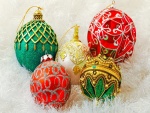 Bolas para decoración en Navidad