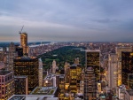 Vista desde el Rockefeller Center, en la Ciudad de Nueva York