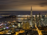 Noche en la ciudad de San Francisco