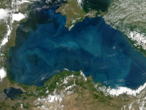El Mar Negro desde el espacio