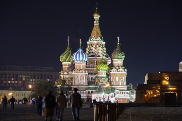 Catedral de San Basilio, en la Plaza Roja de Moscú