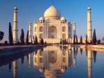 Una vista espléndida del Taj Mahal
