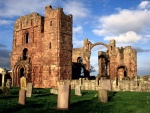 Ruinas del monasterio de Lindisfarne