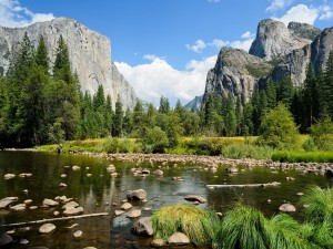 Valley View en el parque nacional de Yosemite