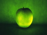 Una manzana verde