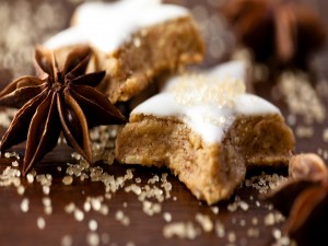 Cookies estrelladas cubiertas de azúcar