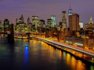 Postal: La noche en Nueva York