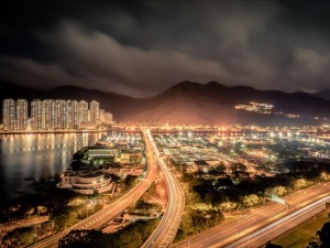 Hong Kong de noche