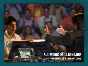 Postal: Fotograma de "Slumdog Millionaire"