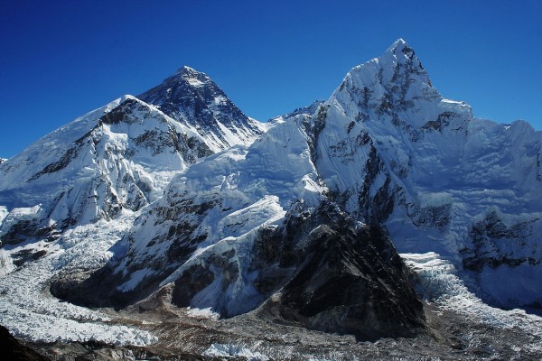 Monte Everest y el Nuptse de Kalapatthar