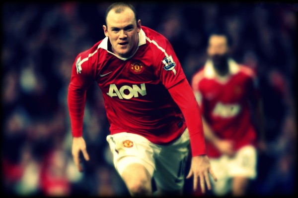 Wayne Rooney con la camiseta roja del Manchester United