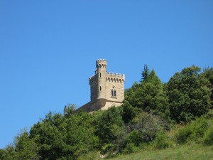Postal: Torre Magdala, en el pueblo Rennes-le-Château (Francia)