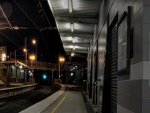 Estación de tren solitaria