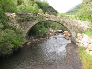 Postal: Puente sobre el rio Eresa