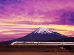 El Shinkansen y el Monte Fuji
