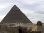 La Gran Esfinge de Giza y la Pirámide de Kefrén