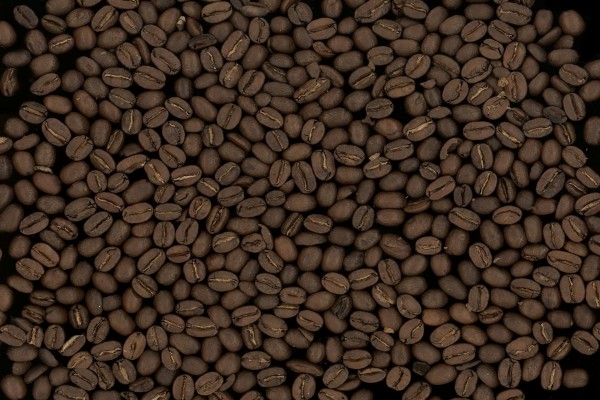 Granos de café tostados
