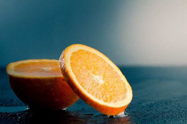 Una jugosa naranja