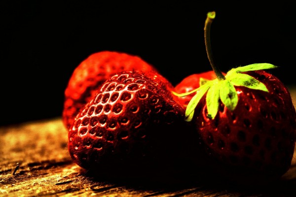 Bonitas y deliciosas fresas