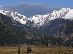 Postal: Primera nevada en las montañas