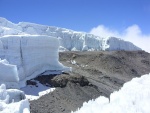 Bloques de hielo en el Monte Kilimanjaro
