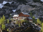 Vista sur del Laufener Hütte, en Salzburgo (Austria)