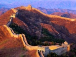 Montañas y la Gran Muralla China