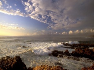 Postal: El mar y el cielo