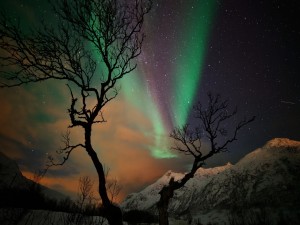 Espectacular aurora boreal