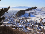 Casitas nevadas en Transilvania