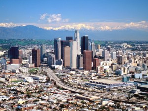 Postal: La ciudad de Los Ángeles