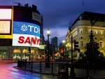 Noche en Piccadilly Circus, Londres