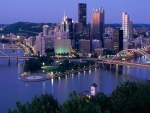 Noche en la ciudad de Pittsburgh