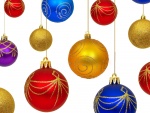Bolas de colores para el árbol de Navidad