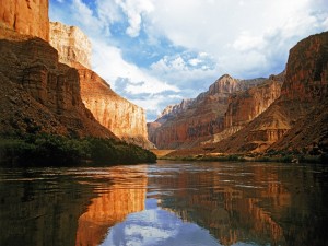 El río Colorado en el Gran Cañón