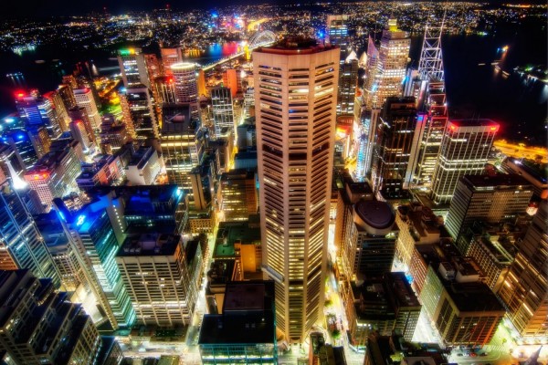 Vista aérea de la ciudad de Sidney