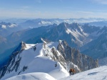 Montañeros en el Mont Blanc