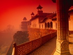 Fuerte de Agra en la India