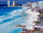 Playa en Cancún, Mexico