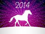 Llega el 2014 a lomos de un caballo
