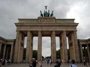 Postal: La Puerta de Brandeburgo, Alemania