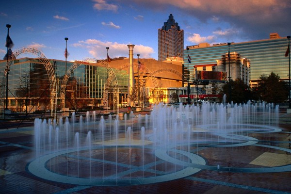 Fuentes en el Centennial Olympic Park, Atlanta