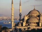 Vista de la Mezquita Azul en Estambul