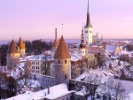Un frío día en Tallin, Estonia